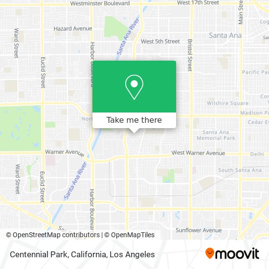 Centennial Park, California map