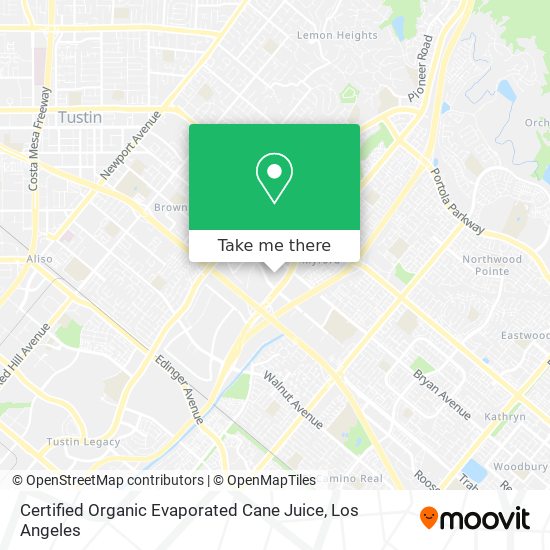 Mapa de Certified Organic Evaporated Cane Juice