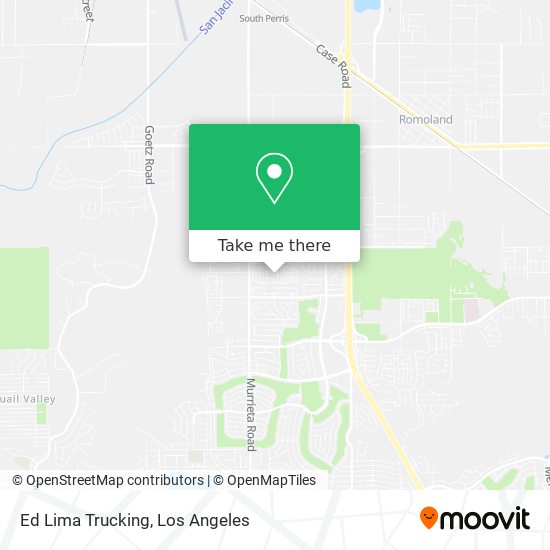 Ed Lima Trucking map