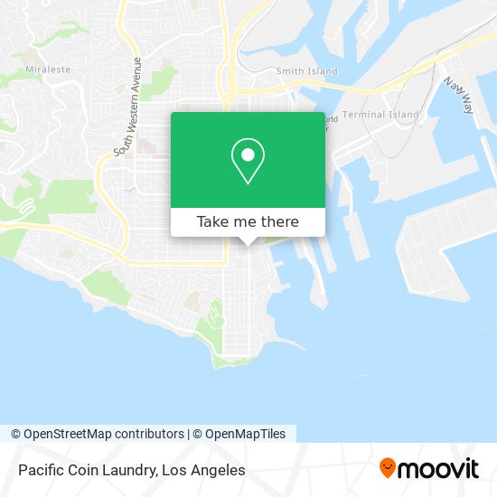 Mapa de Pacific Coin Laundry