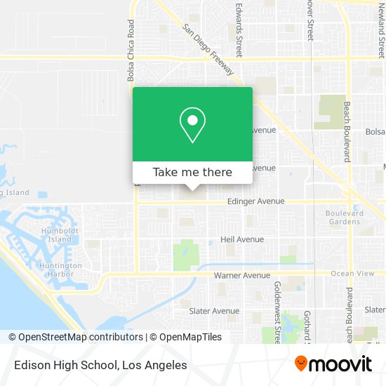 Mapa de Edison High School