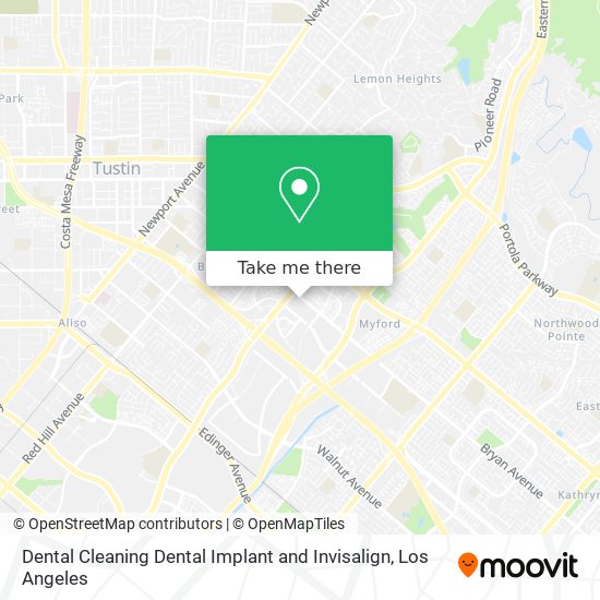 Dental Cleaning Dental Implant and Invisalign map