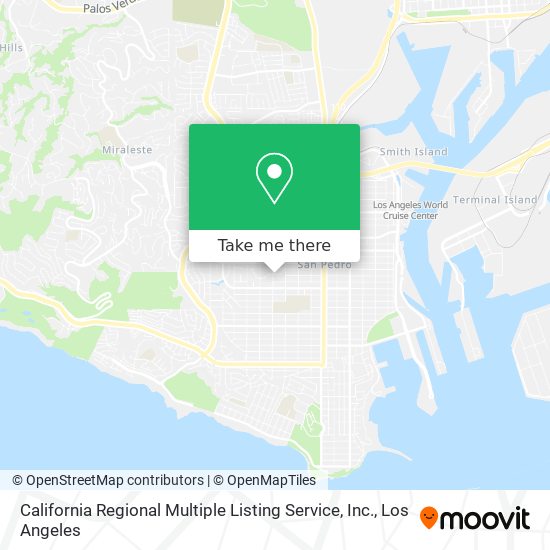 California Regional Multiple Listing Service, Inc. map