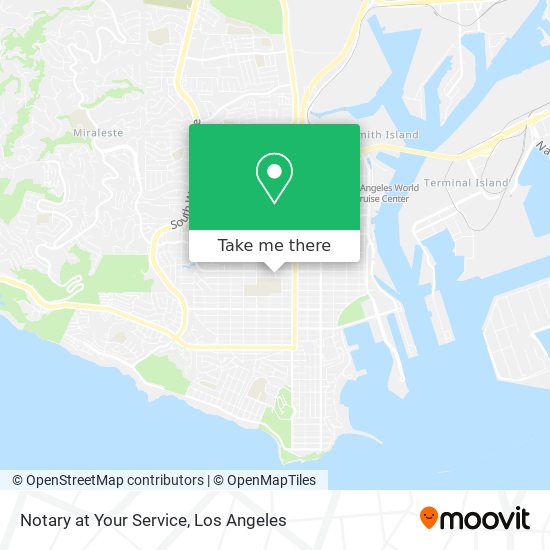 Notary at Your Service map