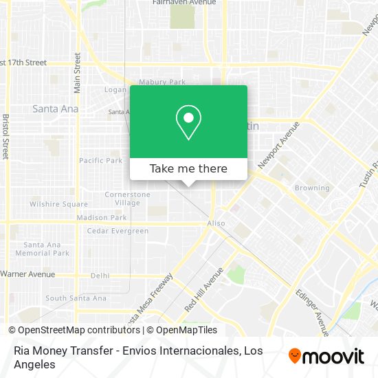 Mapa de Ria Money Transfer - Envios Internacionales