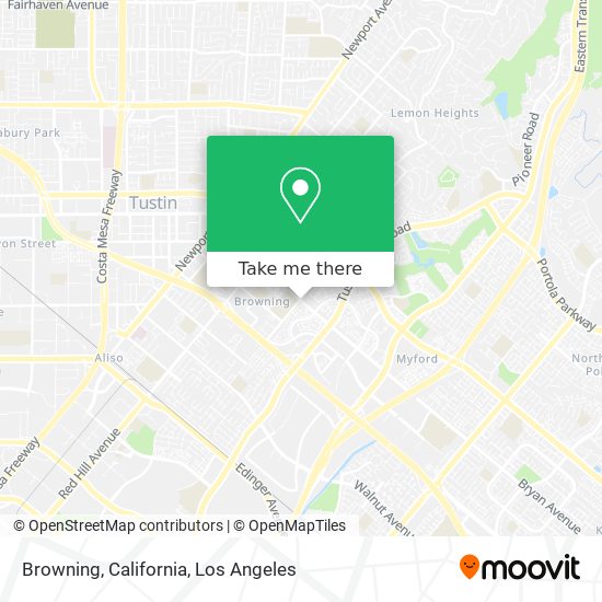 Mapa de Browning, California
