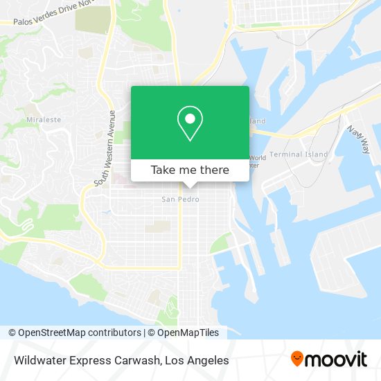 Wildwater Express Carwash map
