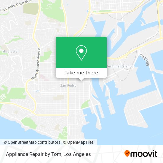 Appliance Repair by Tom map