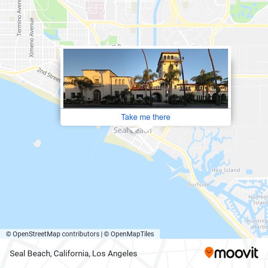 Seal Beach, California map