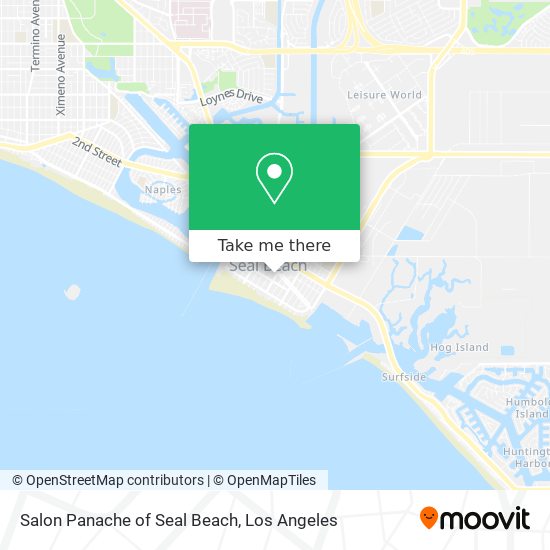 Mapa de Salon Panache of Seal Beach