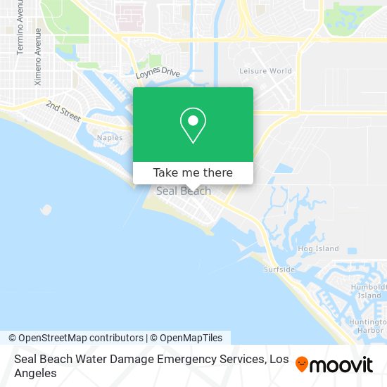 Mapa de Seal Beach Water Damage Emergency Services