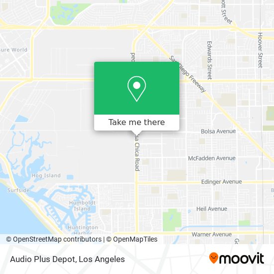 Audio Plus Depot map