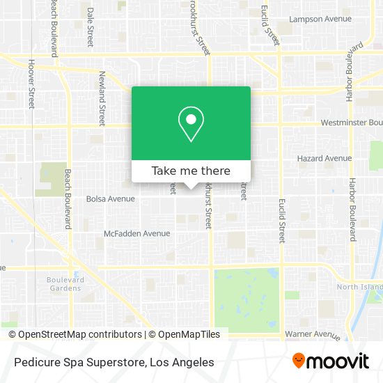 Pedicure Spa Superstore map