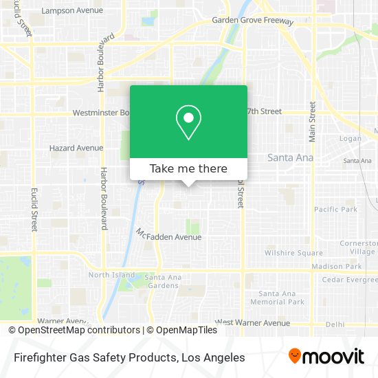 Firefighter Gas Safety Products map
