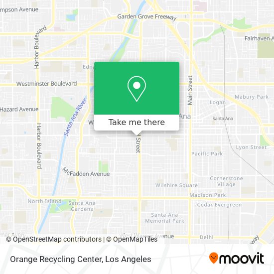 Mapa de Orange Recycling Center
