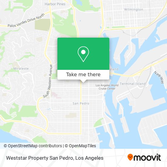 Weststar Property San Pedro map