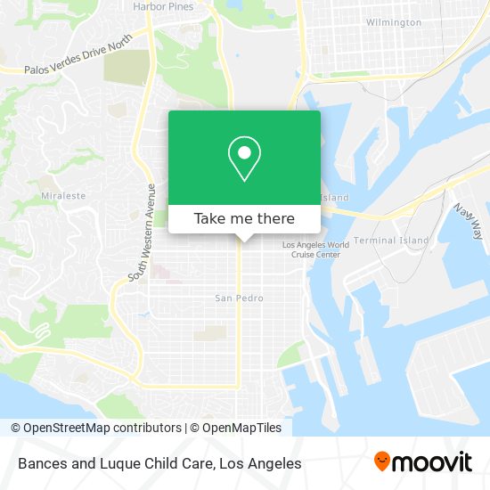 Bances and Luque Child Care map