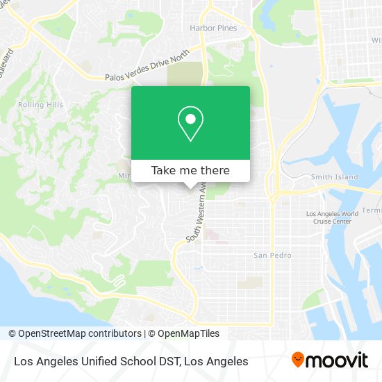 Los Angeles Unified School DST map