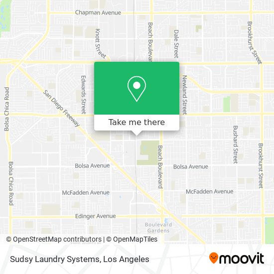 Sudsy Laundry Systems map