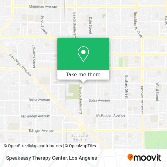 Speakeasy Therapy Center map