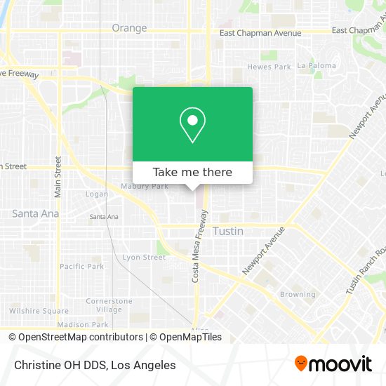 Christine OH DDS map