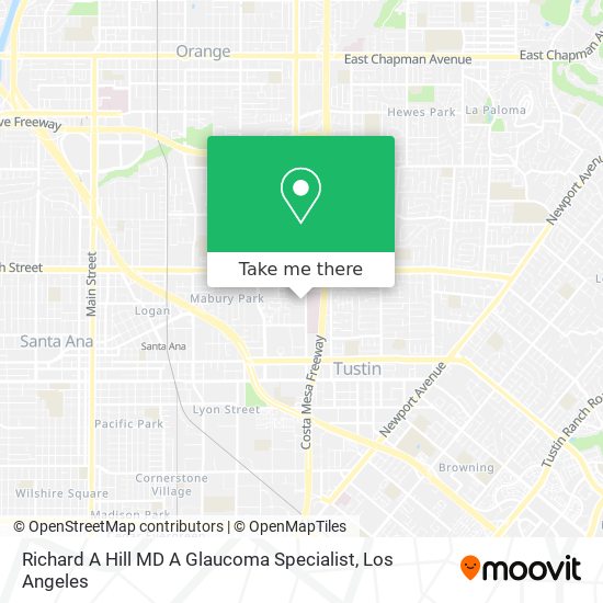 Richard A Hill MD A Glaucoma Specialist map