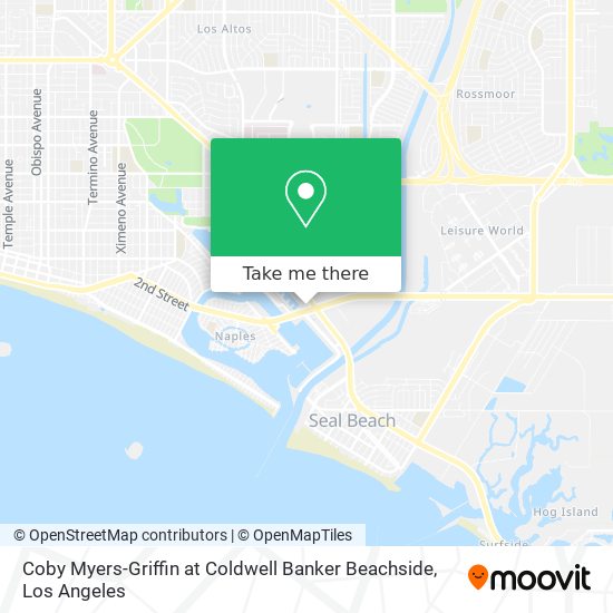 Mapa de Coby Myers-Griffin at Coldwell Banker Beachside