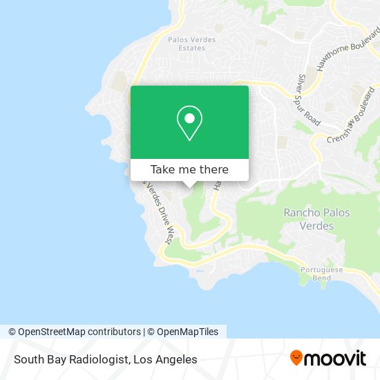 South Bay Radiologist map