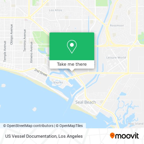 Mapa de US Vessel Documentation