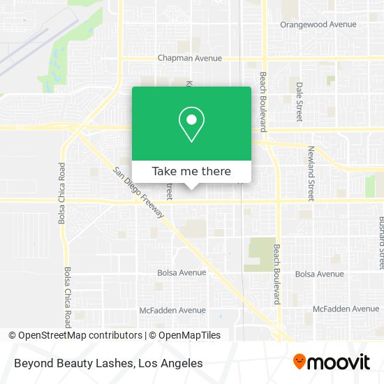 Beyond Beauty Lashes map