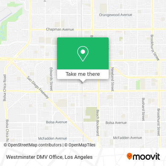 Mapa de Westminster DMV Office