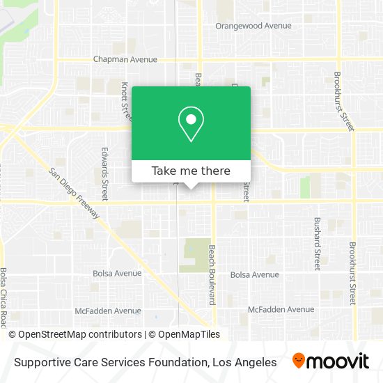 Supportive Care Services Foundation map