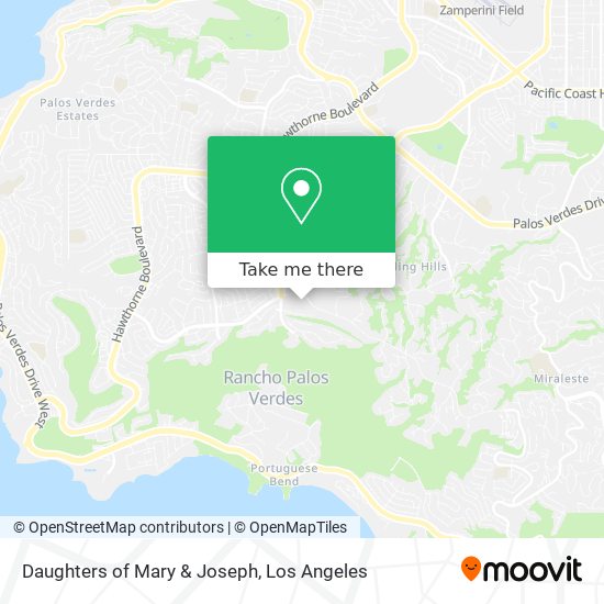 Daughters of Mary & Joseph map