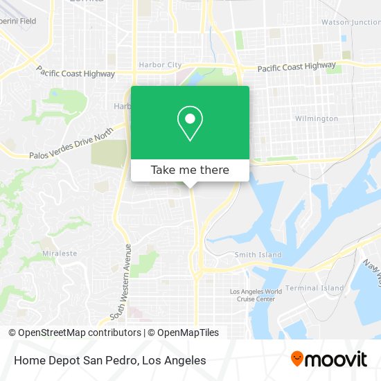 Mapa de Home Depot San Pedro