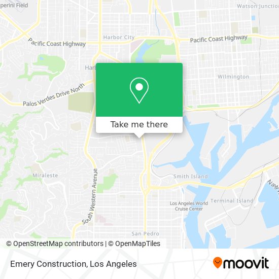 Emery Construction map