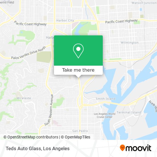 Teds Auto Glass map