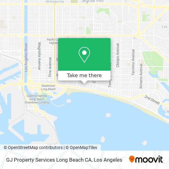 GJ Property Services Long Beach CA map