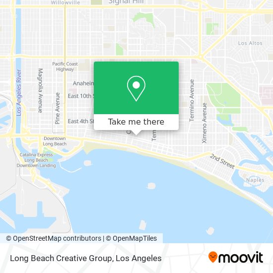 Mapa de Long Beach Creative Group