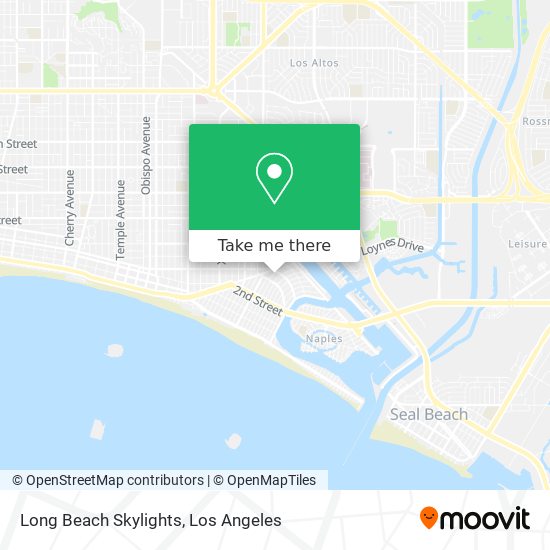 Long Beach Skylights map