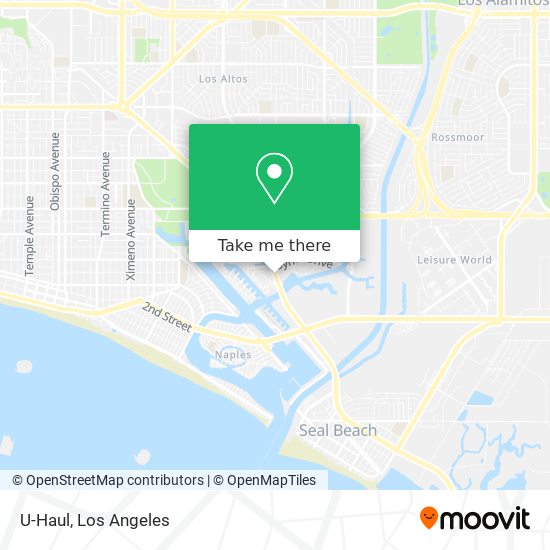 U-Haul map