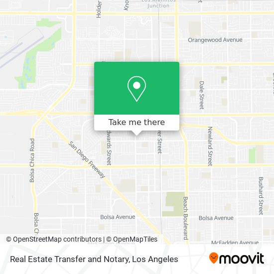 Real Estate Transfer and Notary map