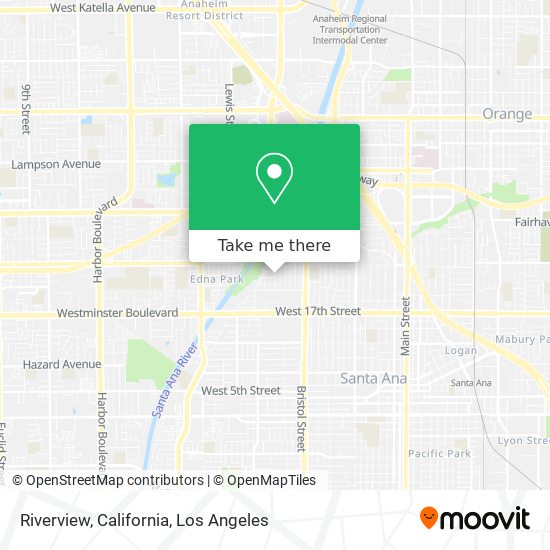 Riverview, California map