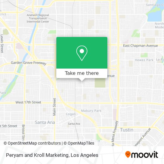 Peryam and Kroll Marketing map