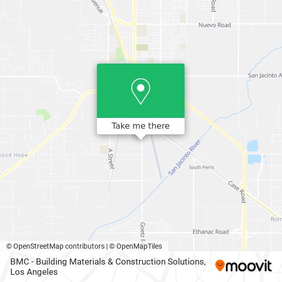 BMC - Building Materials & Construction Solutions map