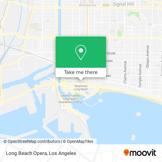 Mapa de Long Beach Opera