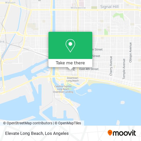 Mapa de Elevate Long Beach