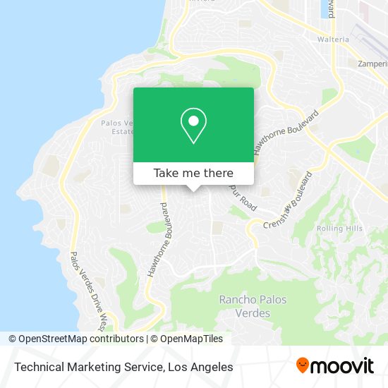 Technical Marketing Service map