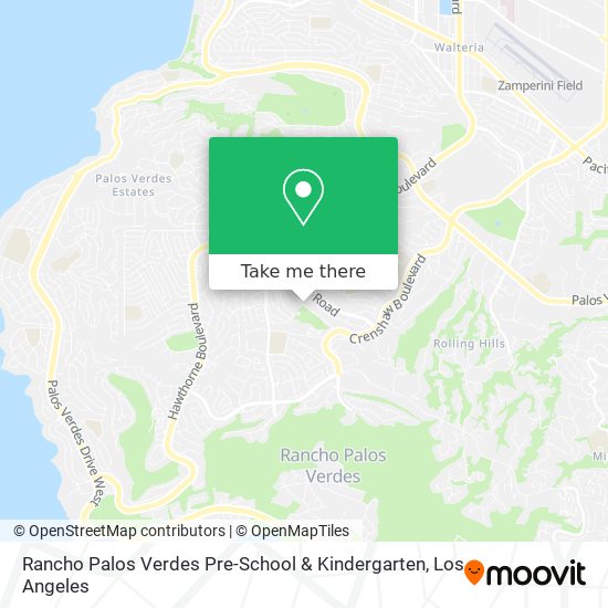 Mapa de Rancho Palos Verdes Pre-School & Kindergarten