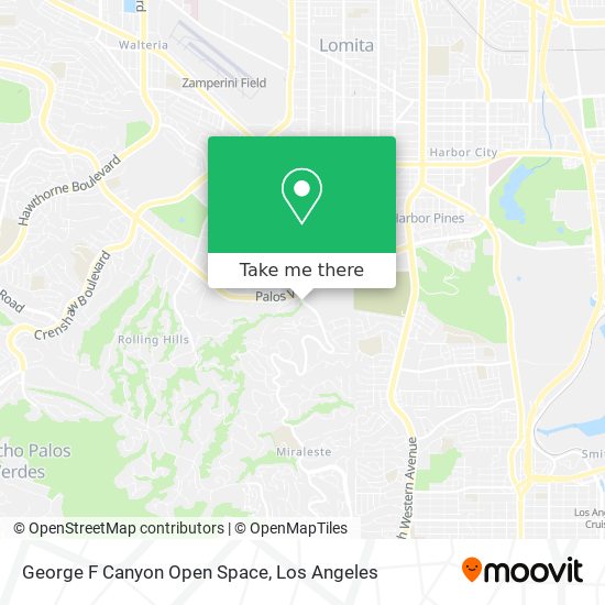 Mapa de George F Canyon Open Space