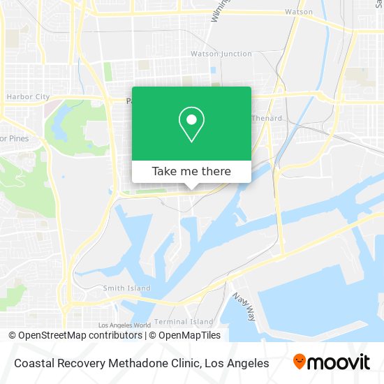Coastal Recovery Methadone Clinic map